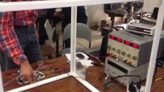 My first Cable driven parallel robot