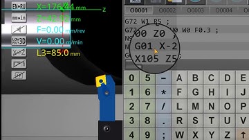 PROGRAM  G72 BUBUT MUKA (FACING)