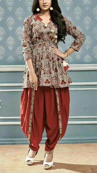dhoti salwar suit designs ideas/ dhoti salwar designs #trending #fashion #dress