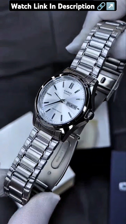 Casio Classic White Dial Luxurious Elegant Men's Watch #elegantwatches #luxurywatchesformen #casio