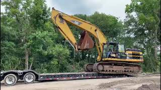 Track Excavator Leaving for Shipment from Mico Yard