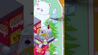 DIY Sticker House - Relaxing ASMR #377 #sticker #aesthetic #cute #miniature