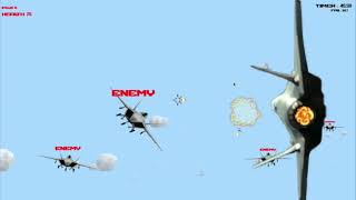 FPS Jet Fighter - Pseudo-3D game