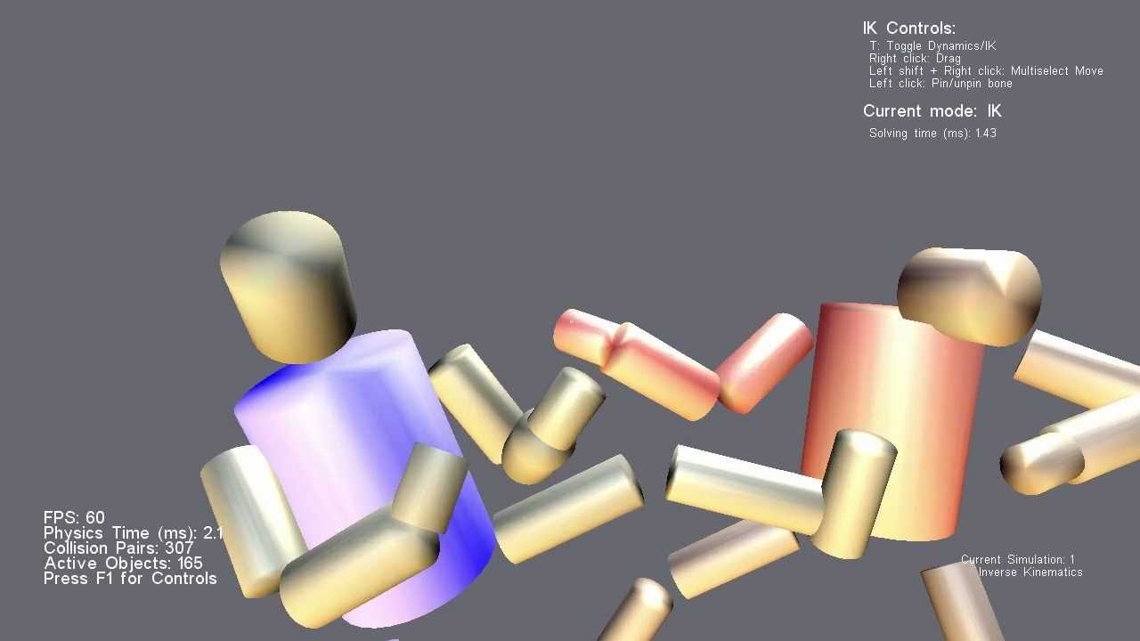 Inverse Kinematics Experiments!