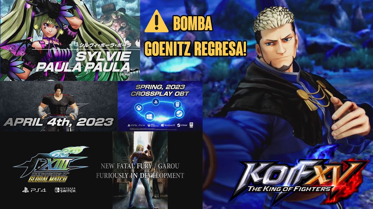 ⚠️BOMBA! GOENITZ REGRESA EN KOF XV Y MAS NOVEDADES! #kofxv #kof15 #kof ...