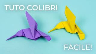 Comment faire un Colibri en Origami : Tutoriel Facile et Rapide