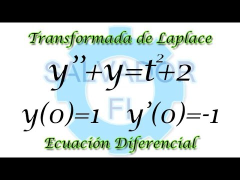 Ecuación Diferencial de Segundo Orden Con Transformada de Laplace - Salvador FI