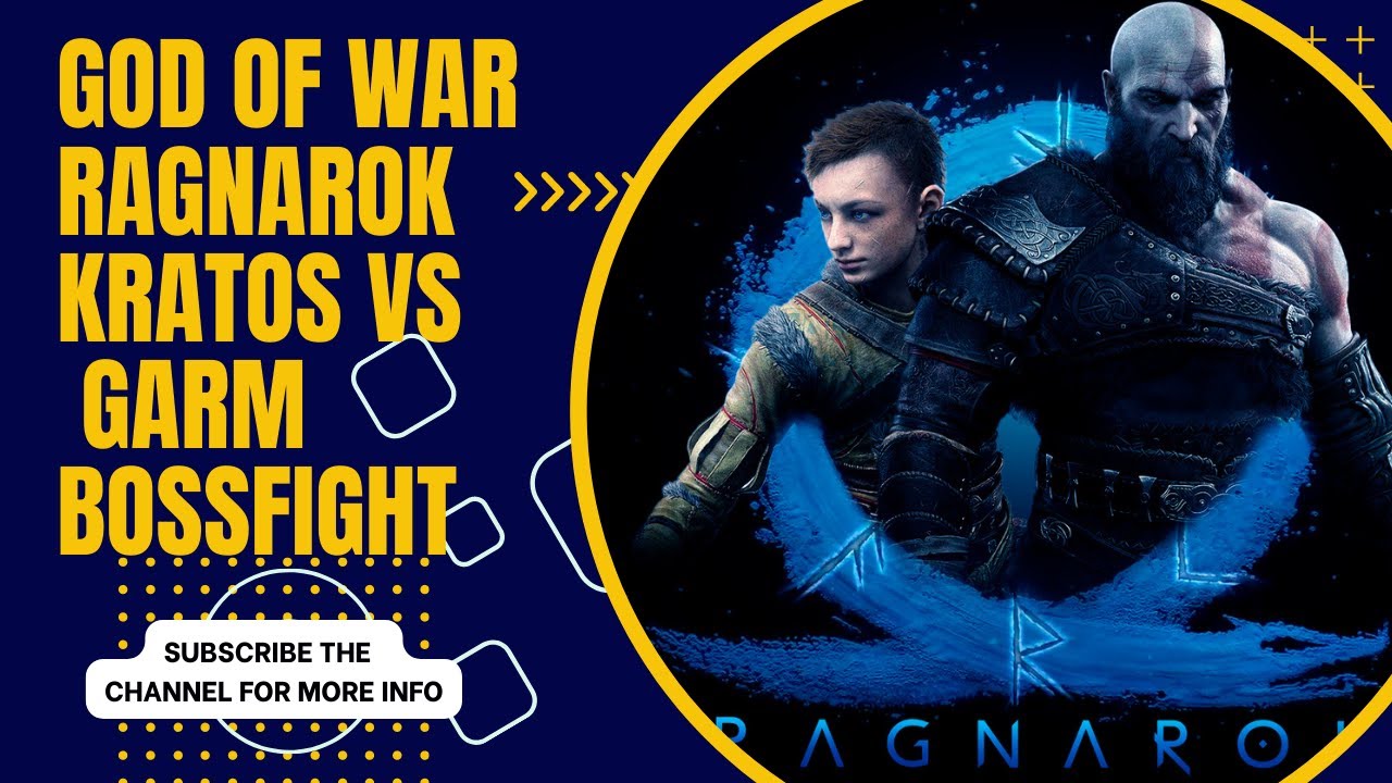 God of War Ragnarok - Kratos Vs. Garm Boss Fight || PS4 || XBOX  || God of war ragnarok boss fight
