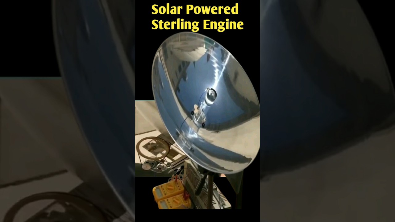 Solar Powered Sterling Engine 