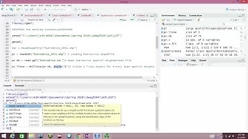 Spatial Auto-correlation Using R.