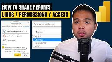 BEGINNERS GUIDE to SHARING REPORTS in Power BI // Generate Links, Manage Access and Permissions