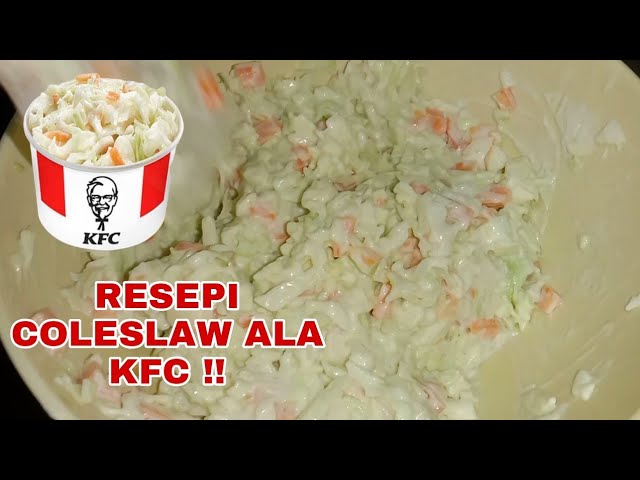 Resepi Coleslaw Mudah Sedap Macam Kfc Hanya Guna Sedikit Bahan Youtube