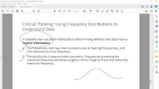 2.1: Frequency Distributions for Organizing and Summarizing Data