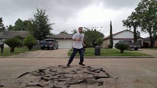 Super Hero Landing Effect