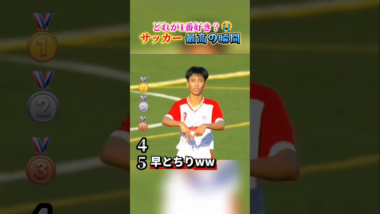 サッカーで腹筋崩壊する瞬間ww #おもしろ #面白い #サッカー