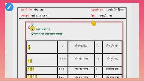 ब्रिज कोर्स / सेतू अभ्यास / तिसरी /गणित / दिवस४३ / bridge course/ std 3 /ganit /day 43