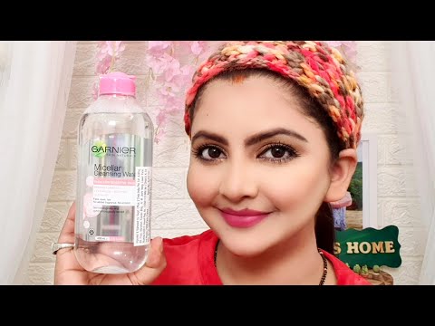 Garnier Micellar cleansing water | how I remove my makeup in winters | RARA | garnier |