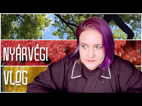 nyárvégi VLOG ☀️ SamSmith szendvics 🥪 drogériás haul 💄lakás update