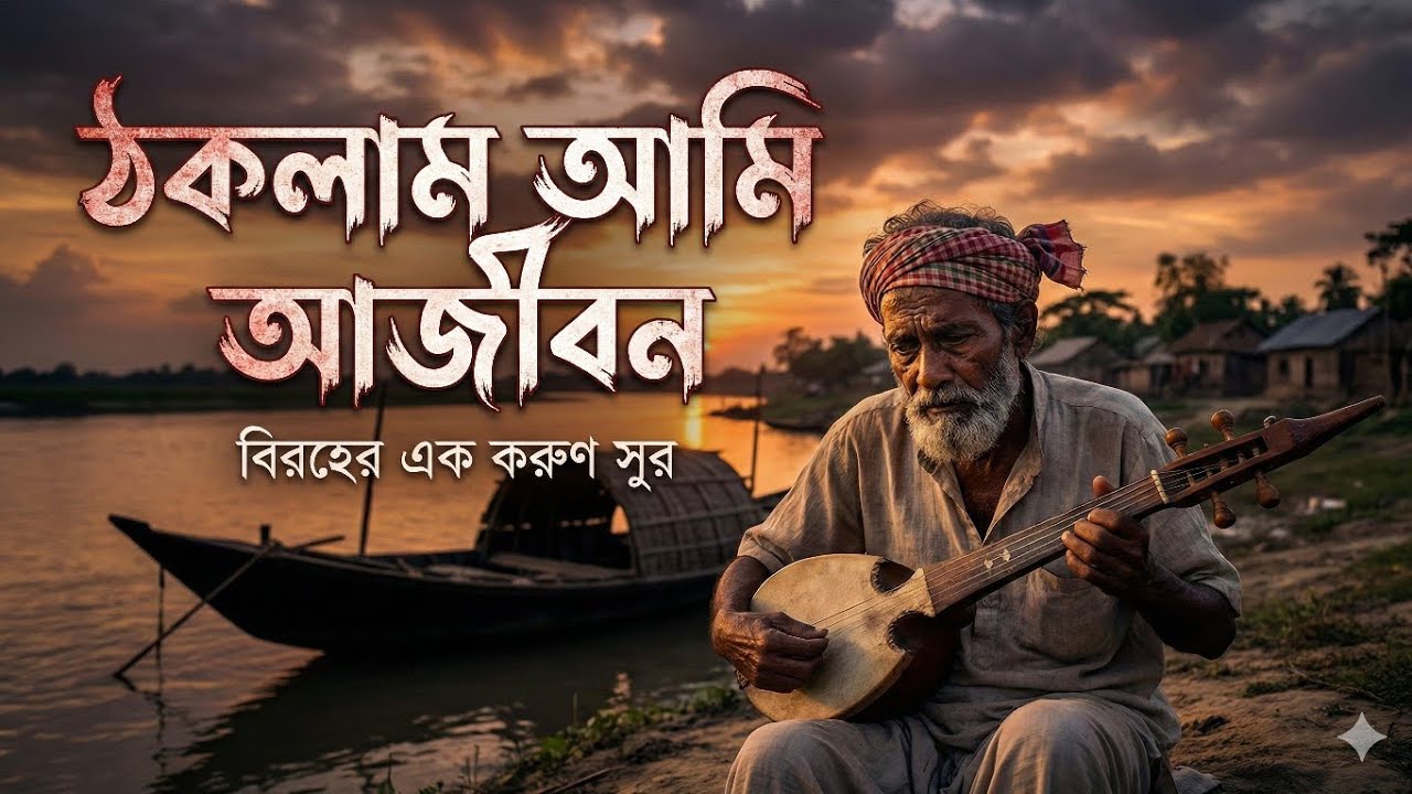 ঠকলাম আমি আজীবন | Thoklam Ami Ajibon | New Bangla Folk Song 2026 | বিরহের গান