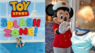 Our Disney Wish Weekend Cruise 2024! | Castaway Day On The Ship, Frozen Dinner & Baby Pool Day Fun!