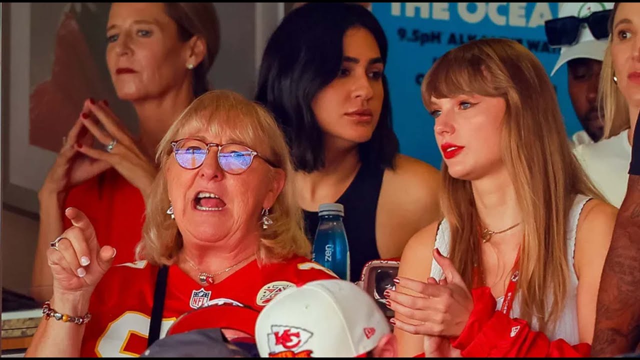 "Donna Kelce's Suite Swag Travis' Mom Rocks Leather Pants at Chiefs
