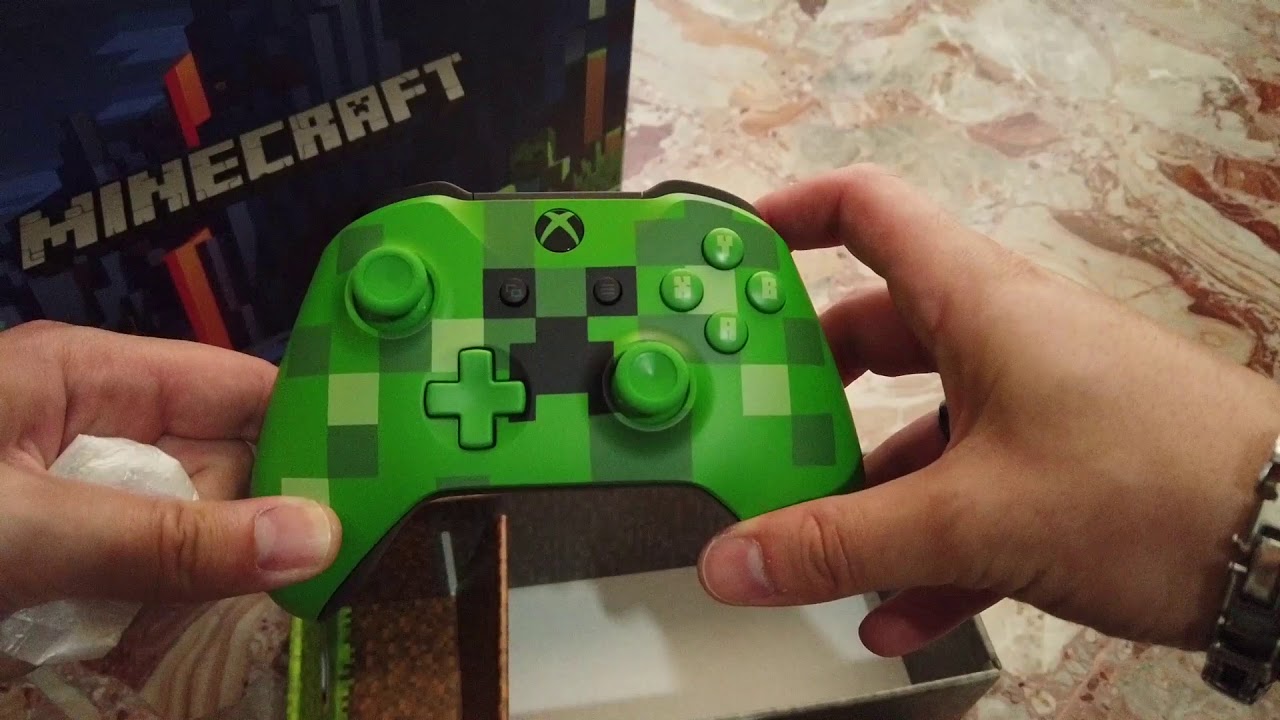 Unboxing Xbox One S Minecraft Limited Edition - YouTube