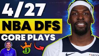 DraftKings NBA DFS Top Core Plays & Winning Lineup Strategy for MONDAY, April 27th, 2026