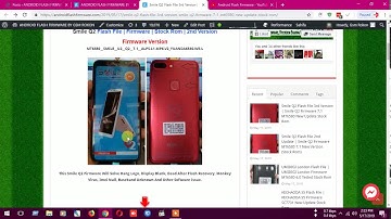 Smile Q2 Flash File 3rd Version | Smile Q2 Firmware 7.1 MT6580 New Update Stock Rom