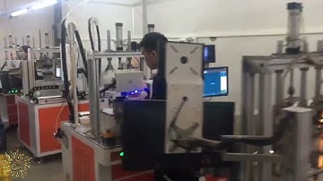 Automatic knife handle welding machine, 2 stations high speed