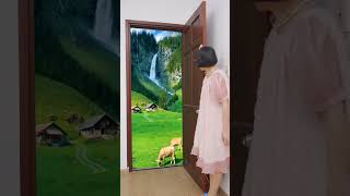 fairy scene when opening the door #shortvideo