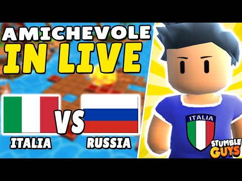 ITALIA vs RUSSIA AMICHEVOLE e RANKED! - Stumble Guys - ITALIA vs RUSSIA AMICHEVOLE e RANKED! - Stumble Guys