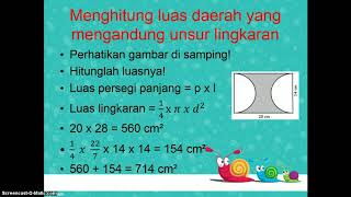 22 Kelas 6 TEMA 3 Menghitung luas dan keliling lingkaran