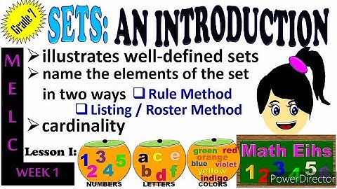 SETS - Introduction | Well-Defined Sets | Roster & Rule Method | Cardinality Explained