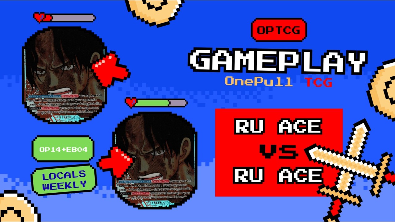 R/U ACE vs R/U ACE - OPTCG (OP14+EB04) Weekly Champz - Round 03