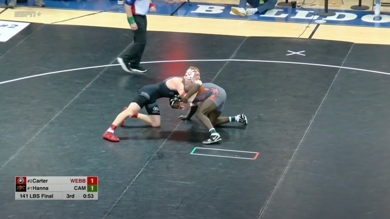 141lbs Todd Carter (Gardner Webb) vs Shannon Hanna (Campbell)