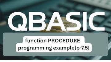SEE QBASIC programming: Function Procedure  to convert string into uppercase[p-8.7.5]