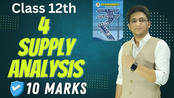 Economics Class 12th | Chapter 4 Supply Analysis | HSC Board Exam | Prof. Uma Haritwal