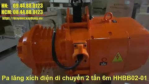 Giá bán Pa lăng xích điện di chuyển Trung Quốc 2 tấn 6m HHBB02-01 380V