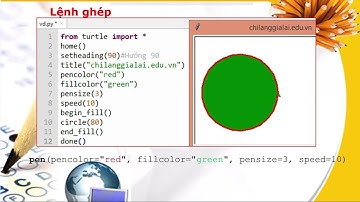 Vẽ hình: PYTHON - TURTLE