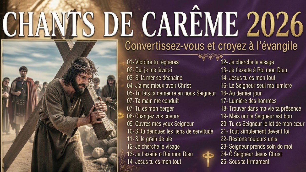 CHANTS DE CARÊME 2026