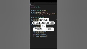 Drawing Cars in Python Is Easier Than You Think!