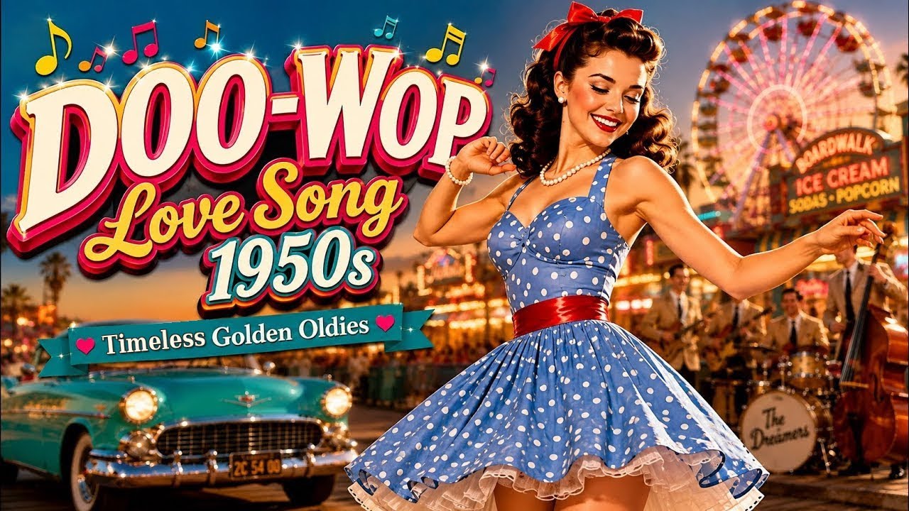 Seaside Serenade — Hearts In A Rhyme, a 1950s doo-wop love songs album by lovesong1950s