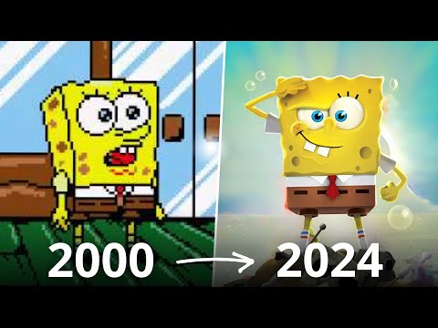 Evolution Of SPONGEBOB Games In 20 Years 2000 2024 