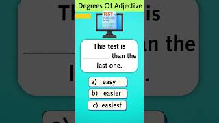 Degrees Of Adjectives