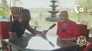 Ex-president Desire Bouterse over wateroverlast Brokopondo en benefit concert NDP