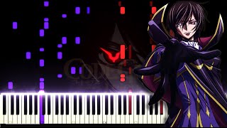Waga Routashi Aku no Hana | わが﨟たし悪の華 - Code Geass R2 ED 2 [ Piano Tutotrial with Sheets ]