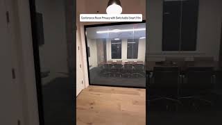 Conference Room Privacy with Switchable Smart Film
Full visibility into the conference room, until a meeting calls for privacy.
This glass switches instantly with switchable smart film, no blinds needed.
Comment QUOTE for a free estimate. Conference Room Privacy with Switchable Smart Film