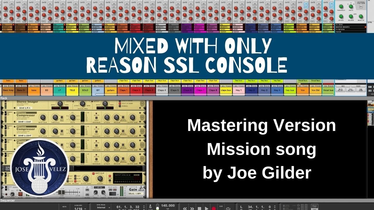 Mixed using only Reason 11 SSL Console / Mastering with Reason stock ...