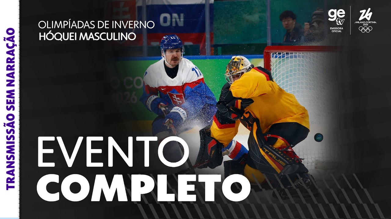 EVENTO COMPLETO: HÓQUEI - ESLOVÁQUIA X ALEMANHA (SEM NARRAÇÃO) | OLIMPÍADAS DE INVERNO | ge tv