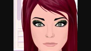 Stardoll Makeup Tutorial - Green Smokey Eye